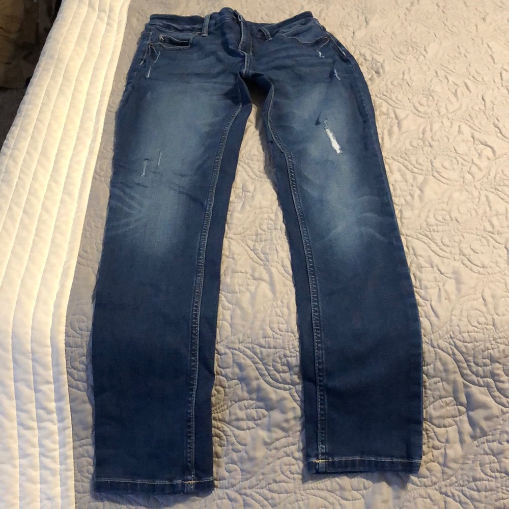 Justice Mid Rise Super Skinny Jeans